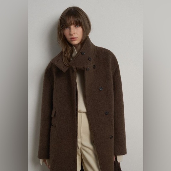 ELBORN WINTER 24 Kayla Alpaca Long Coat - Picture 3 of 6